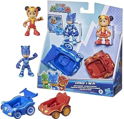 Zdjęcie produktu dla PJ MASKS figurki i pojazdy CATBOY i AN YU HASBRO F2843 PIDŻAMERSI