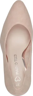 Produktbild von MARCO TOZZI Damen elegante Pumps samtige Haptik High Heel 2-22438-42, Größe:41 EU, Farbe:Beige