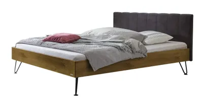 Produktbild von HASENA Designbett Roberto Wildeiche | Kunstleder shale 180x200