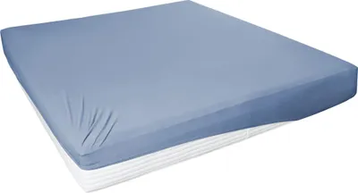 Produktbild von Westminster Spannbetttuch Jersey Elasthan 100 x 200 cm blau