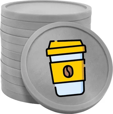 Obrázok produktu pre Žetóny CombiCraft Coffee-To-Go strieborné - Ø29mm - 100 kusov