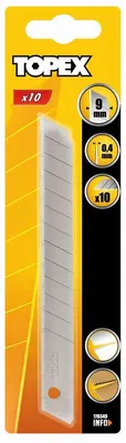 Imagen del producto de TOPEX, juego de cuchillas de corte, modelo 17B349, 0,4 mm, 85 mm