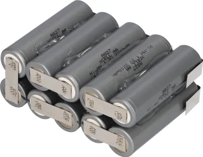 Obrázok produktu pre 12V 2200mAh akumulátor Mignon priemyselné batérie NiMH s modelovaním spájkovacích štítkov