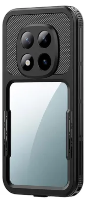 Produktbild von Redpepper, Schutzhülle für Redmi Note 15 Pro 5G – wasserdicht nach IP68, Rundumhülle, Schwarz