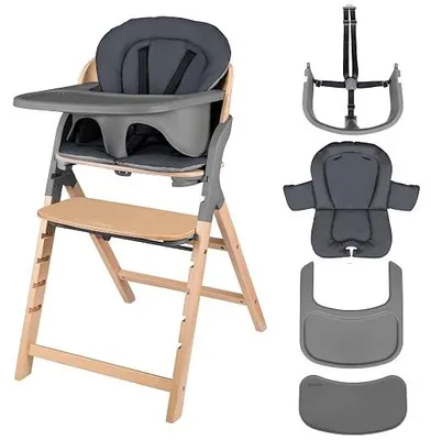Imagen del producto de Silla alta para alimentar a bebés, ajustable para crecer junto con el niño, a partir de los 6 meses