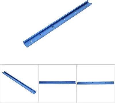 Image de Rail à rainurer en aluminium pour le travail du bois, 1 000 mm