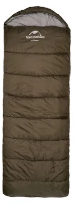 Image de Sac de couchage de randonnée Naturehike U350 NH20MSD07 190 x 75 cm, vert, gauche