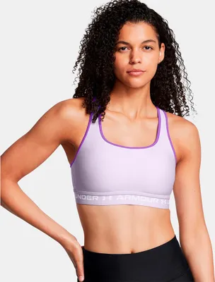 Produktbild von Under Armour Crossback Sport-bh Mittlere Stütze Lila S Frau Lila S