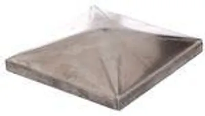 Immagine prodotto di Alberts 866969 Tappo per pali metallici quadrati, per saldatura, acciaio, 100 x 100 mm, set da 10