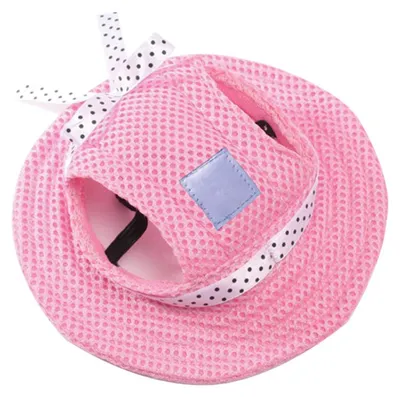 Productafbeelding van Honden Pet met Zonnebescherming, Verstelbaar en Ademend, Roze, Maat S