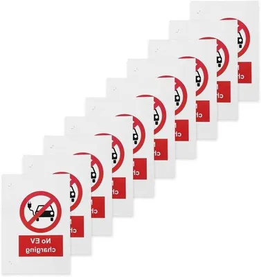 Produktbild von Auto Warnschild 160x125mm PVC Sticker wasserdicht selbstklebend