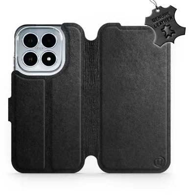 Produktbild von Echtleder Handyhülle für Xiaomi 17, Mobiwear Leather, Schwarz