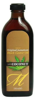 Obrázok produktu pre Mamado Jamajský čierny ricínový olej s kokosom 150 ml.