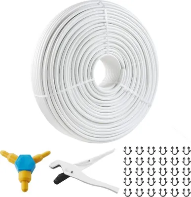 Produktbild von Aluverbundrohr 300 m - Weißes PEX-Aluminium-Mehrschichtrohr - Ideal für Fußbodenheizung und Heizkörper-Anbindung