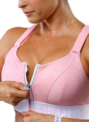 Produktbild von Shefit Hellrosa Sport-Bh, Starker Halt, Verstellbar, Xl