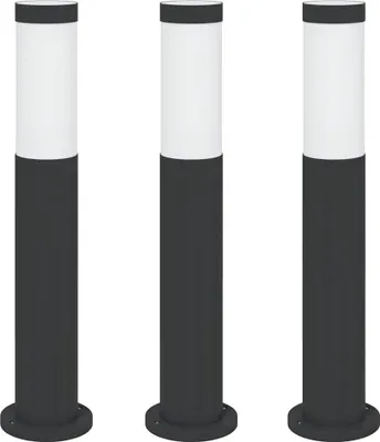 Obrázek produktu pro Světelné sloupky 3 x 50 cm z nerezové oceli IP44