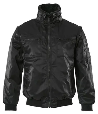 Produktbild von MASCOT 00520-620-09-3XL, Jacke, Unisex, Schwarz, 3XL, 124 cm, Baumwolle, Nylon