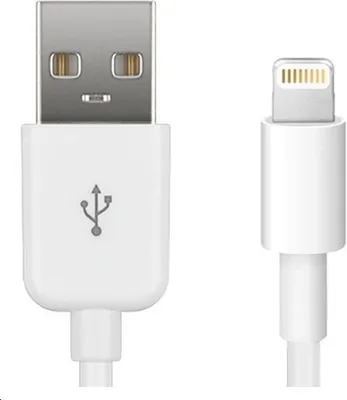 Image de MicroConnect USB-A vers Lightning - Câble de charge | Blanc Nouveau