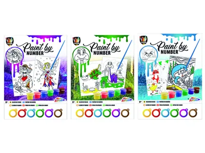 Produktbild von Malování podle čísel 3 druhy