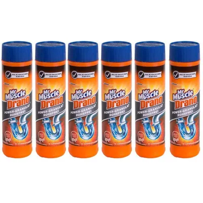 Produktbild von Mr Muscle Drano Power-Granulat Rohrfrei 10 Anwendungen ( 6er Pack )