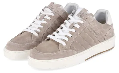 Image de Bullboxer Hommes Baskets Taupe Cuir Taille : 44