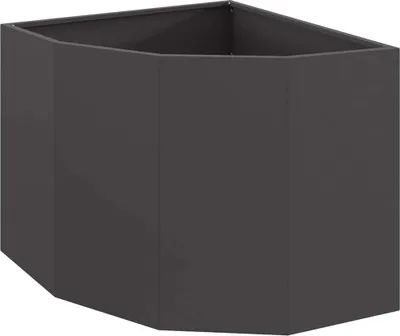 Imagen del producto de vidaXL Maceta para plantas de pared, color , 60 x 60 x 50 cm, acero