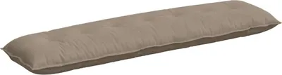 Zdjęcie produktu dla vidaXL Poduszka na plecy taupe 200 x 50 cm z mikrofibry
