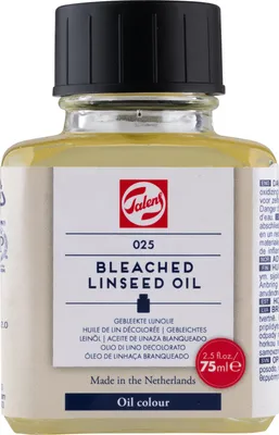 Obrázok produktu pre Talens bielený ľanový olej 025 fľaša 75 ml
