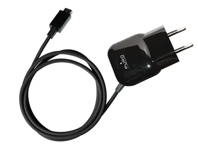 Immagine prodotto di PURO Mini caricatore da viaggio - Caricatore da parete portatile con cavo micro USB (nero)
