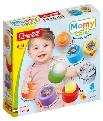 Produktbild von Quercetti Momy Soft Sensory - 8dlg., KI-generiertes Bild