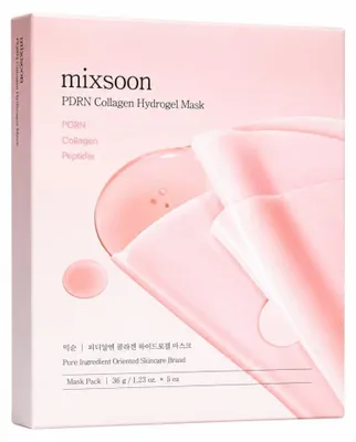 Imagen del producto de Mixsoon - Mascarilla hidrocolágena de PDRN, 5 unidades