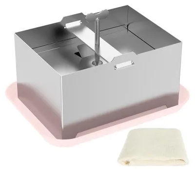 Produktbild von RVS-Tofu-Presse zum Herstellen von Tofu