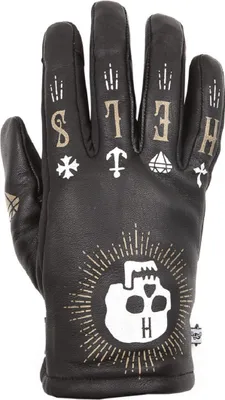 Produktbild von Helstons Grafic Winter Motorradhandschuhe, schwarz, 7