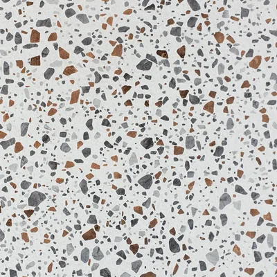 Produktbild von Klebefolie Möbel 67x50 cm - Terrazzo Grau - Möbelfolie selbstklebend in Deko-Stil - Folie für Möbel zur einfachen Renovierung von Türen, Tischen und Regalen - Klebefolie dekorativ und abwaschbar