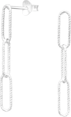 Produktbild von Ohrstecker 925 Sterling Silber Kettenglieder Ohrstecker