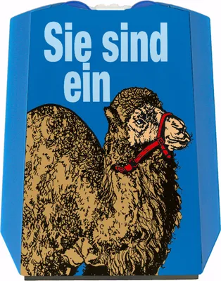 Produktbild von Beleidigung Parkscheibe mit Spruch Sie sind ein Kamel