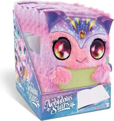 Immagine prodotto di Agenda Lumina Nebulous Stars in peluche con serratura - edizione polacca 2024