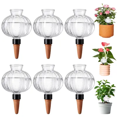 Bewässerungskugeln, 6 Stück, 500 ml, transparent, automatisch