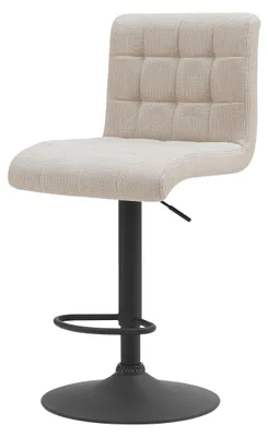 Productafbeelding van Hela Tische, barkruk, kinderstoel Erika, bekleding: geweven stof, beige, 360° draaibaar, verstelbaar