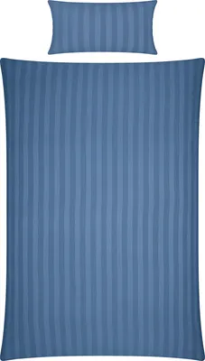 Produktbild von Erwin Müller Bettwäsche Fürth" blau 1x 135x200 cm + 1x 40x80 cm"