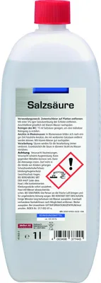 Produktbild von Salzsäure 22 – 24 % für Reinigungszwecke 1 L