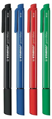 Image de Feutres fins STABILO pointMax - lot de 4