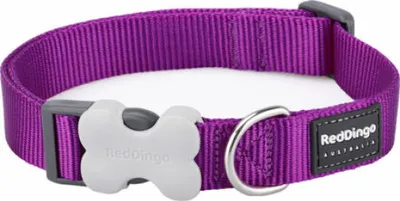Produktbild von Hundehalsband Red Dingo weich Lila (1,2 x 20-32 cm)