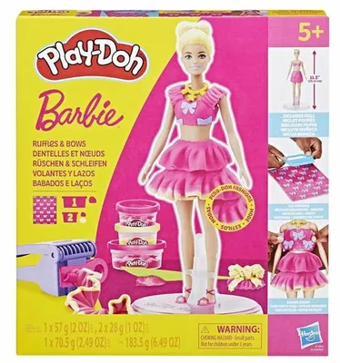 Immagine prodotto di Gioco di modellazione creativa Play-Doh Barbie Volant e fiocchi