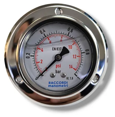 Obrázok produktu pre Manometer na zadnej strane, 1 bar, závit 1/4"