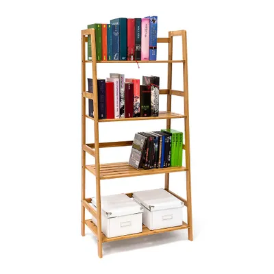 Zdjęcie produktu dla regał relaxdays bambus brązowy 57,0 x 31,0 x 120,0 cm