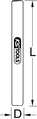 Image de goupille de connexion 3/8", pour douille 13-22mm