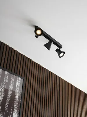 Produktbild von Nordlux Eik Spotlight 3-fach schwarz GU10 schwenkbar 45780103