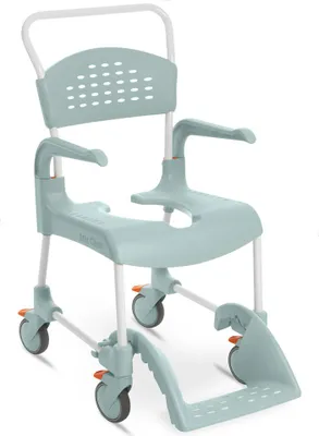 Produktbild von Etac Clean Dusch- und Toilettenrollstuhl Standard Größe: 49 cm, Farbe: lagoon/4