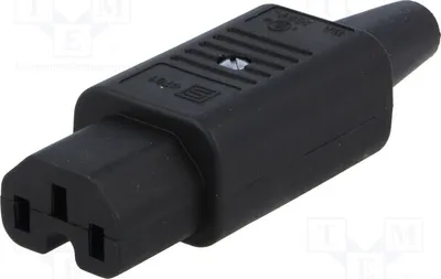 Obrázok produktu pre 1x konektor: pre pripojenie k striedavému napájaniu, zásuvka, 10A, typ 4781.0100, pripojenia